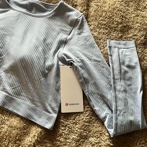 Brand new lululemon Ebb Street Long Sleeve *lilac